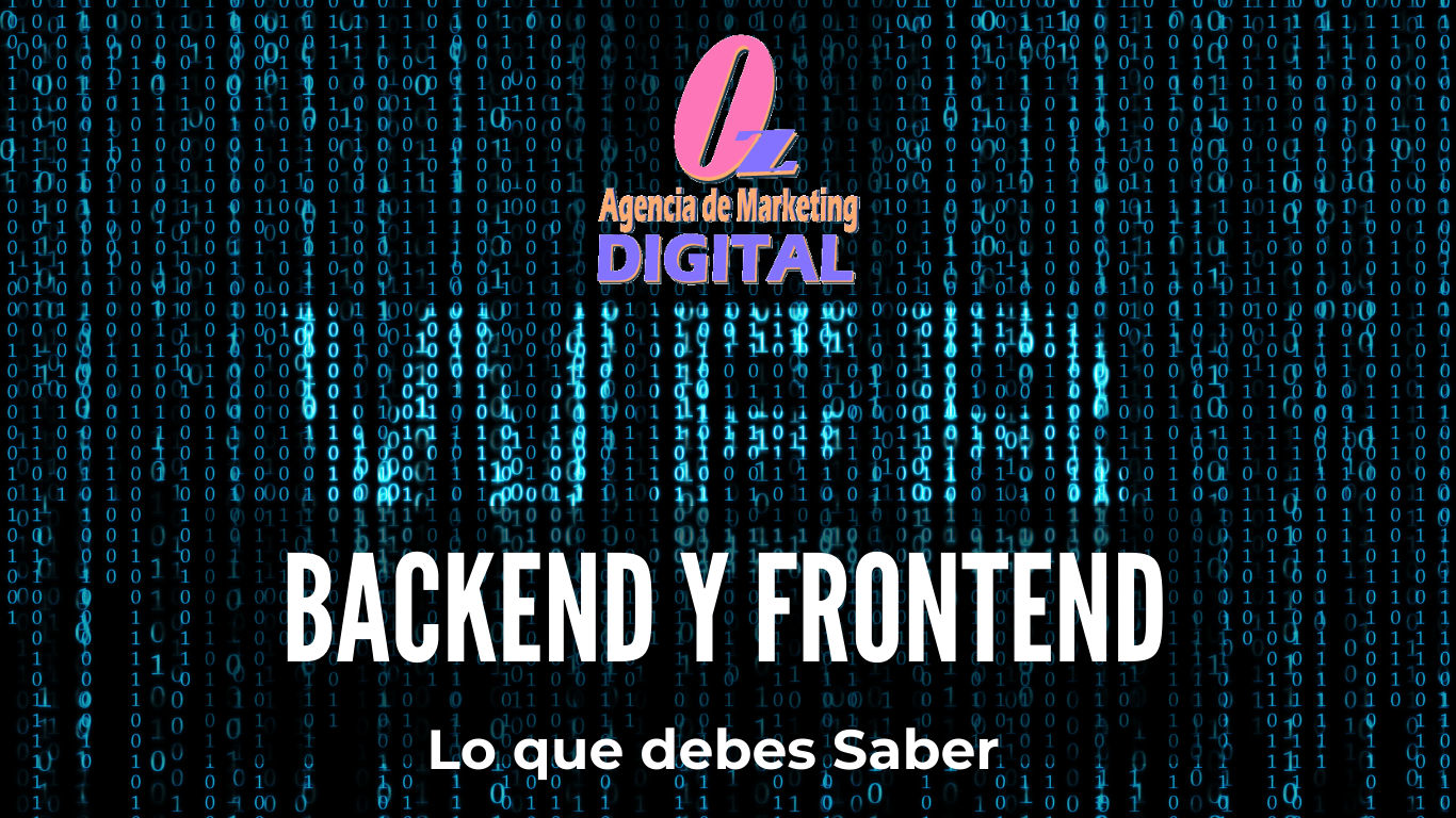 Frontend y backend